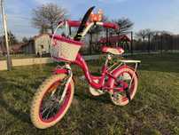 Sprzedam rower Fuzlu Lilly Bike 16, prowadnik, koszyk.