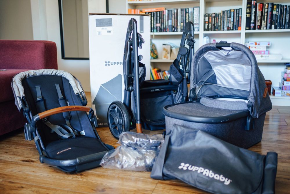 Amerykański wózek UppaBaby Cruz V2, gondolka i spacerówka