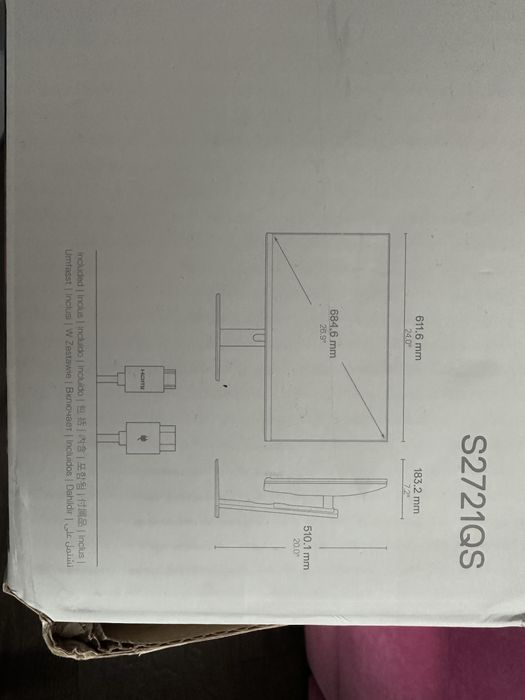 Monitor 27 cali DELL S2721QS