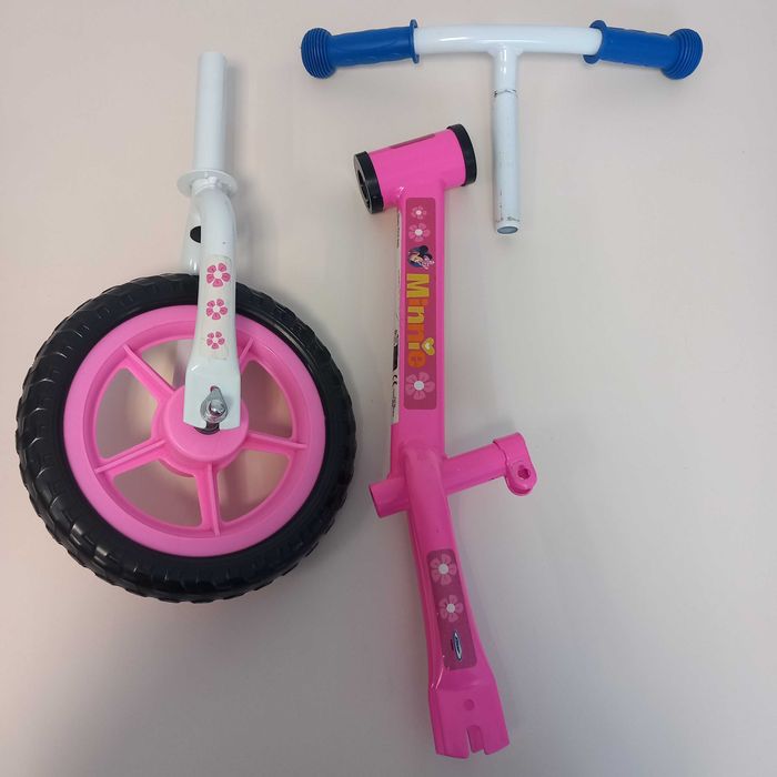 Stamp Rower rowerek biegowy 10" różowy Myszka Minnie A