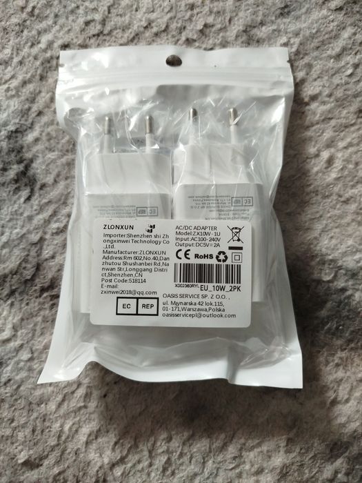 Ładowarka sieciowa USB