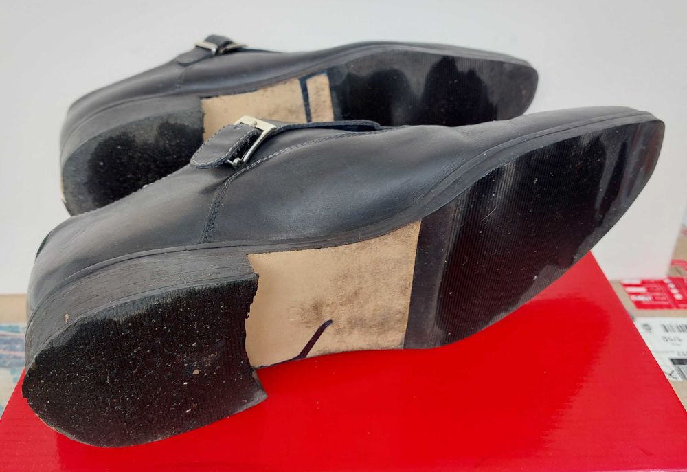 Шкіряні чоловічі туфлі-монки Choizz 45 р