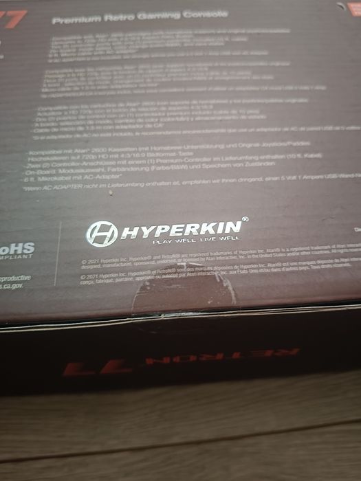 Konsola Hyperkin RetroN 77 HD Bursztynowy Atari 2600