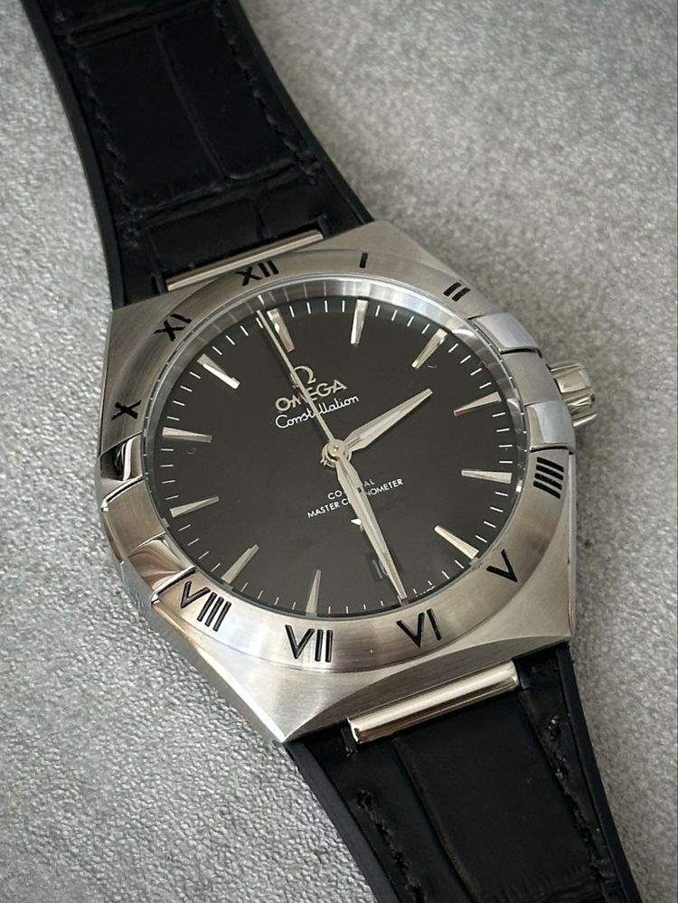 Чоловічий годинник Omega constellation. Мужские швейцарские часы