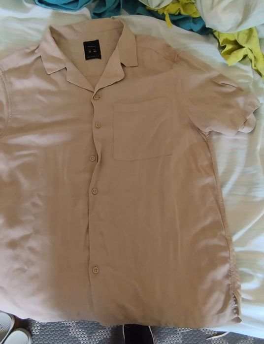 Camisa bege Lefties tam M fresca