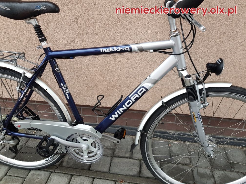 Rower męski trekkingowy WINORA koła 28 SHIMANO deore aluminium WYSYŁKA