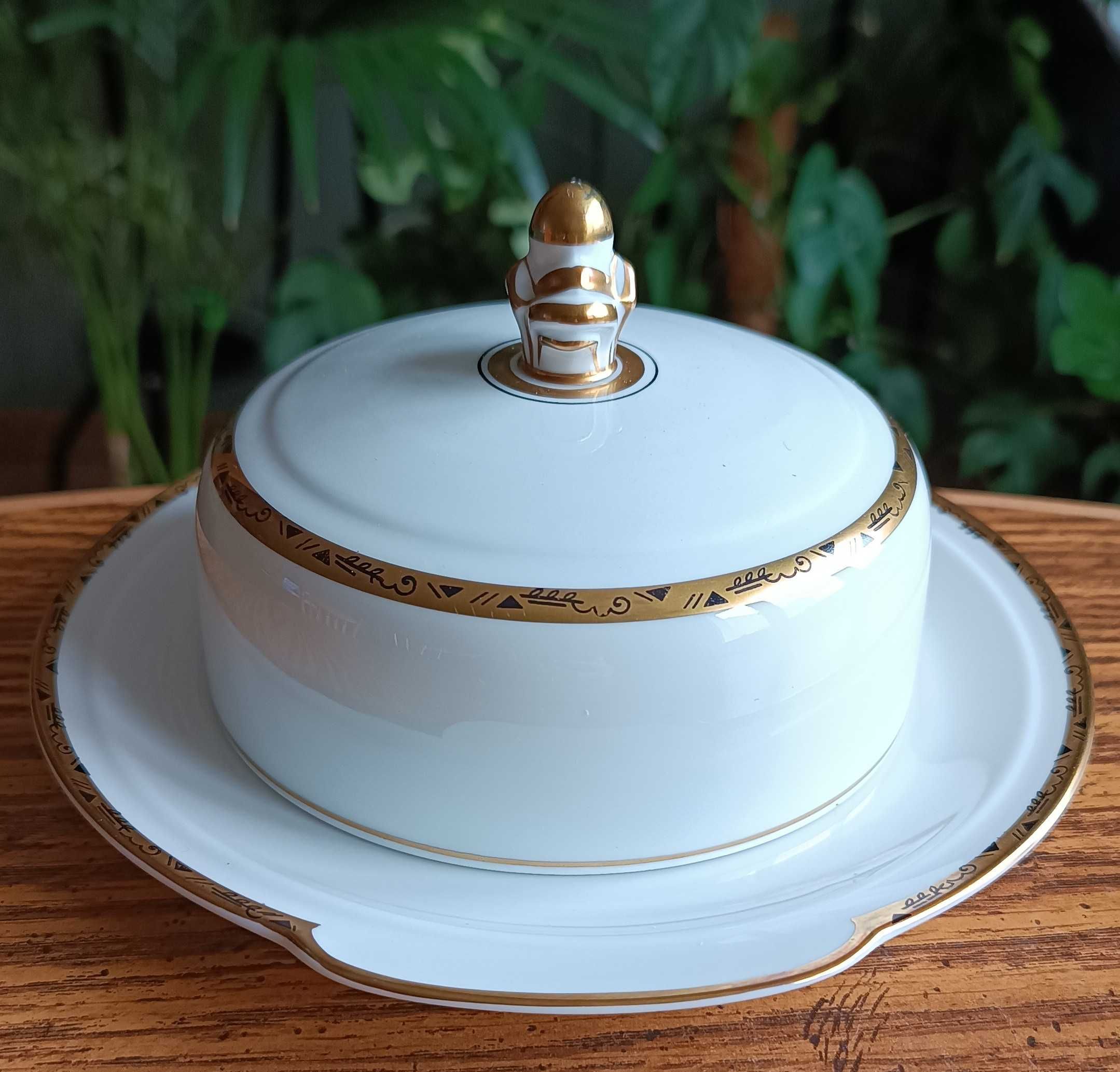 Porcelanowy zestaw kawowo obiadowo śniadaniowy - Art Deco
