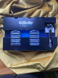 Gillette proshield fusion zestaw rączka+7 wkladow