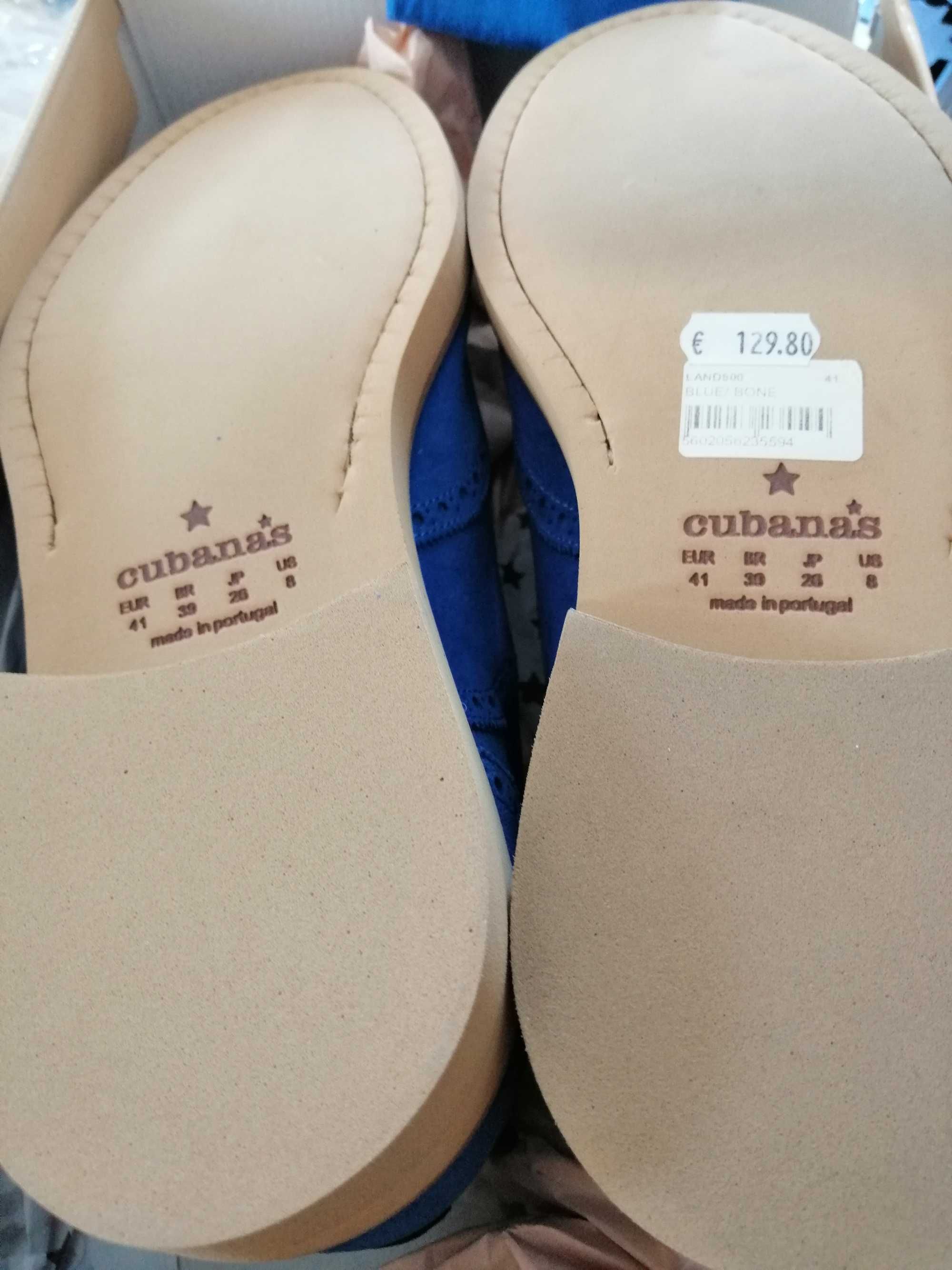 Sapatos Cubanas 41 Novos de 129,80 eur na caixa+ meias desconto