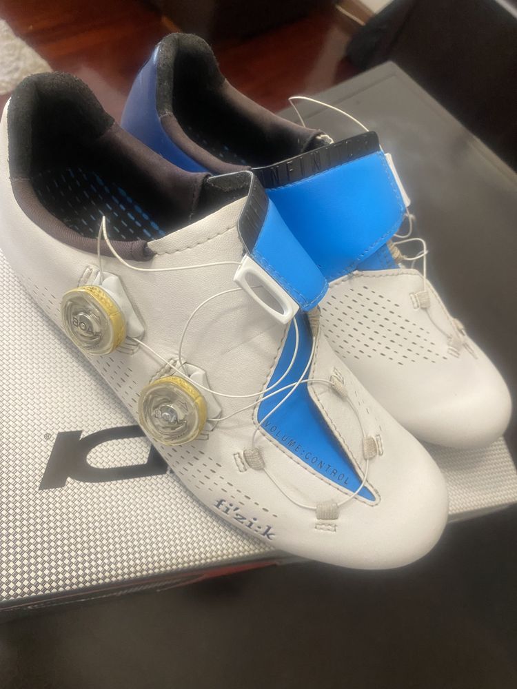 Sapatos ciclismo Fizik como novos