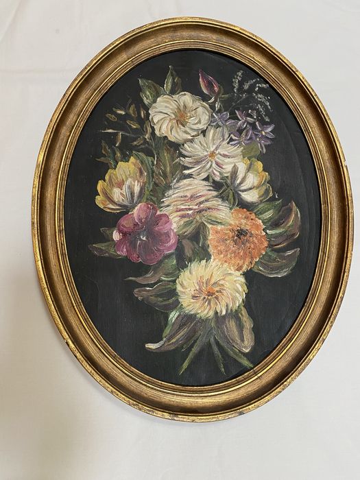 Óleo sobre tela - S autor, 45cm x35cm, Natureza Morta