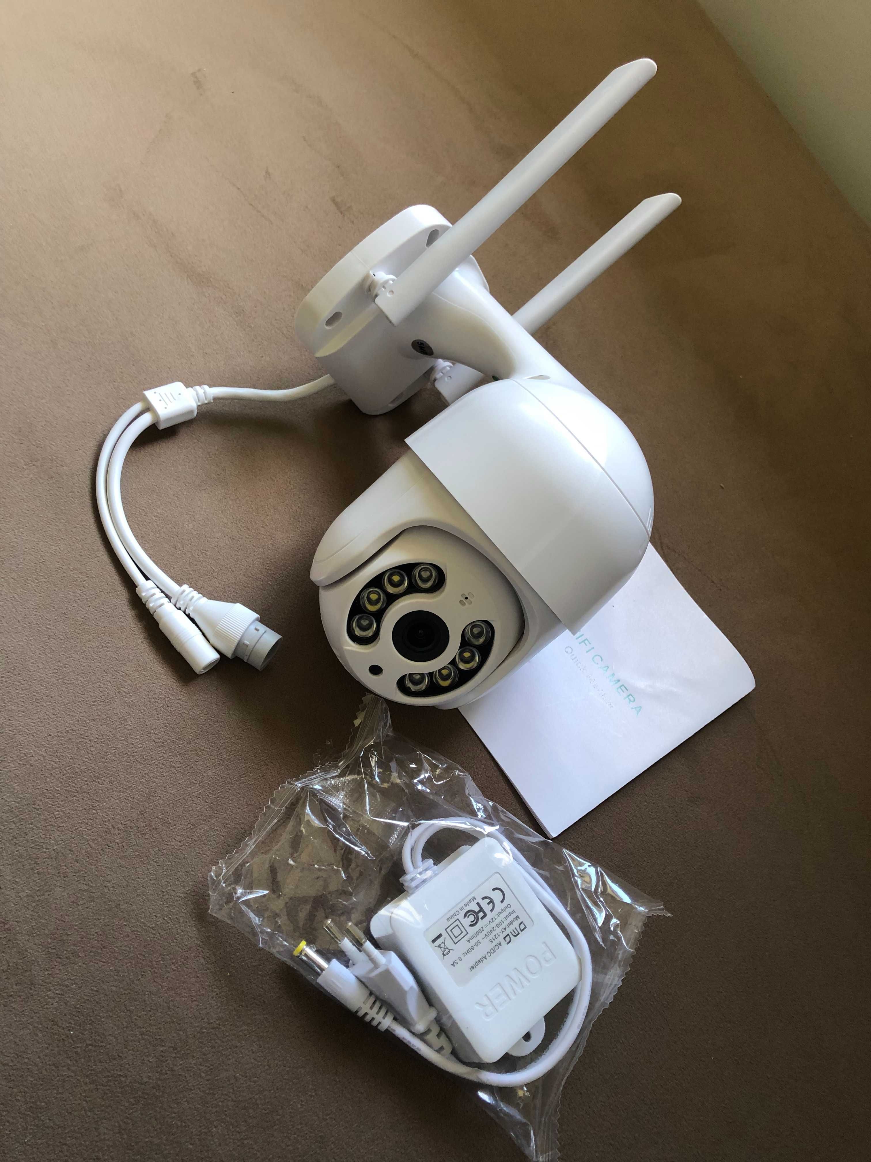 Camâra WiFi rotativa externa 5MP auto traking