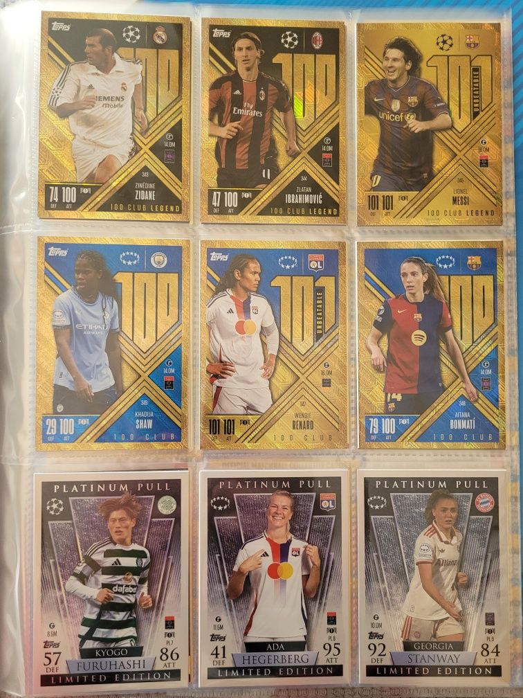 Cartas Match Attax Extra 24/25