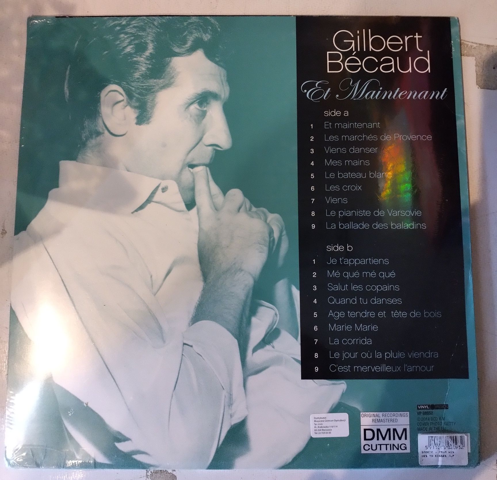 Winyl Gilbert Becaud - Et Maintenant