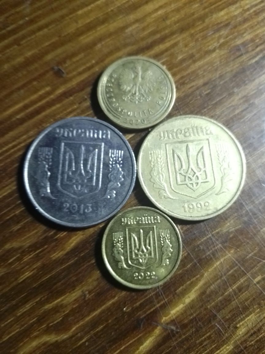 Монеты Украины и Польши