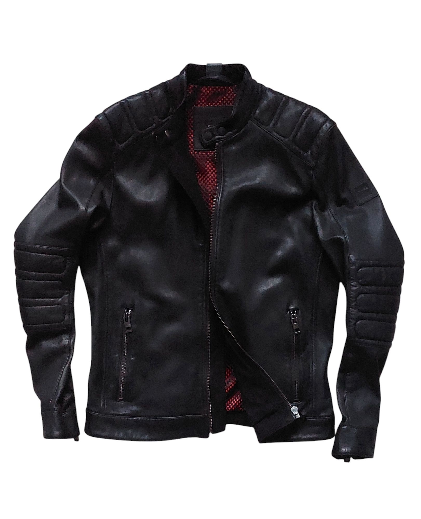 Hugo Boss nowa kurtka skórzana męska r. 48/M