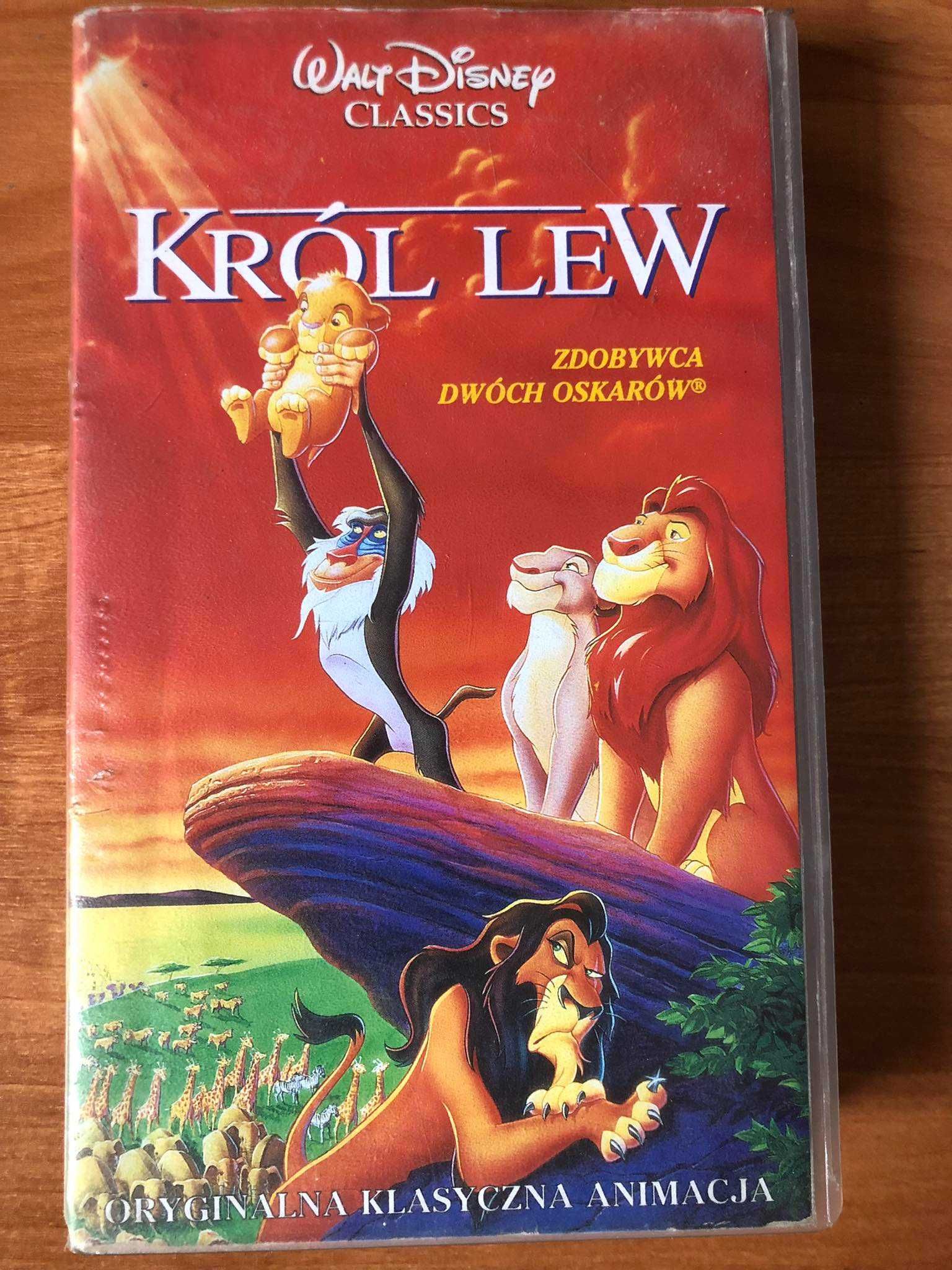 Król lew VHS, stan bardzo dobry