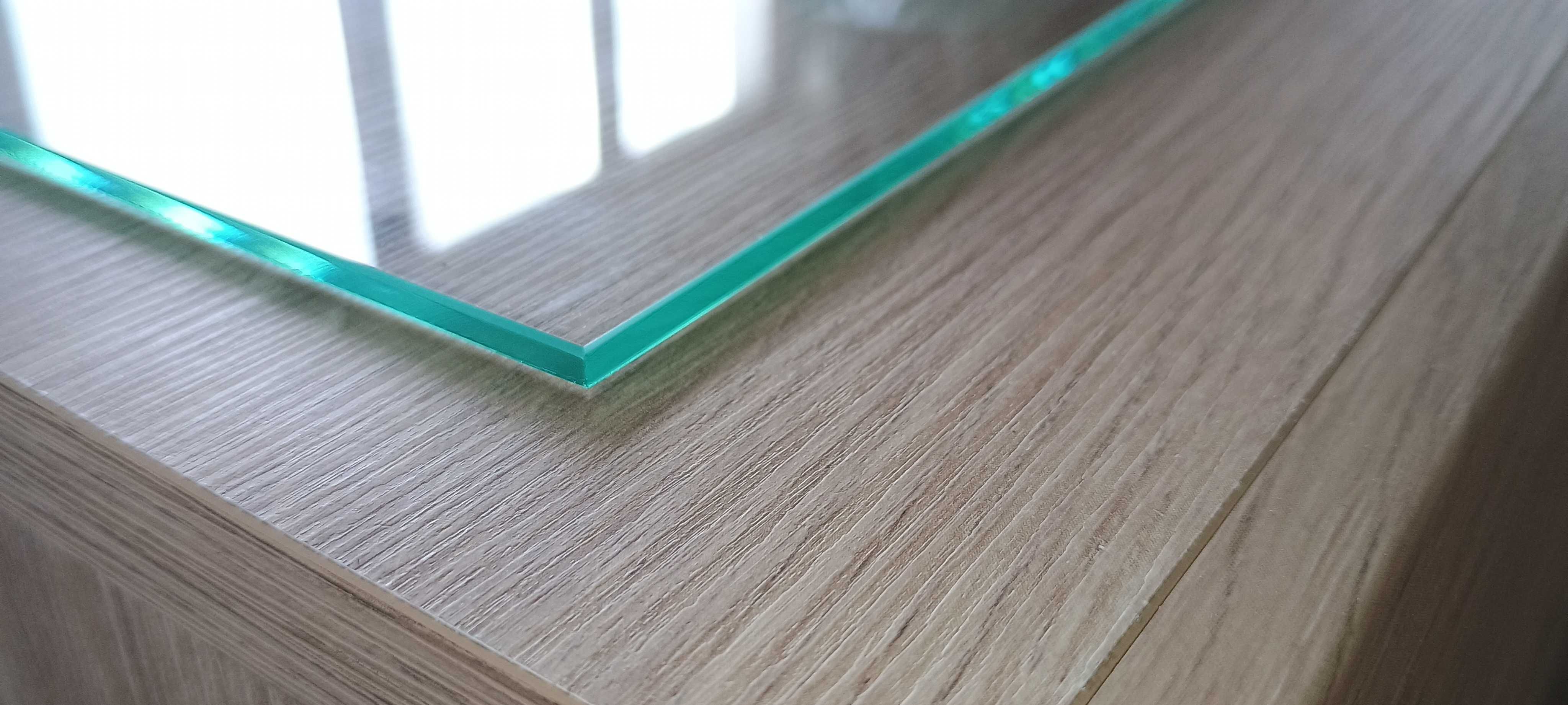 Półki szklane szkło hartowane gr. 4mm wym. 278x359mm witryna szafka