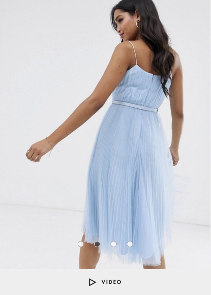Сарафан шифоновый, платье Asos, размер Xs, Xxs (32/34)