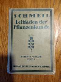 Stara niemiecka książka o przyrodzie Leifaden der Pflanzenkunde