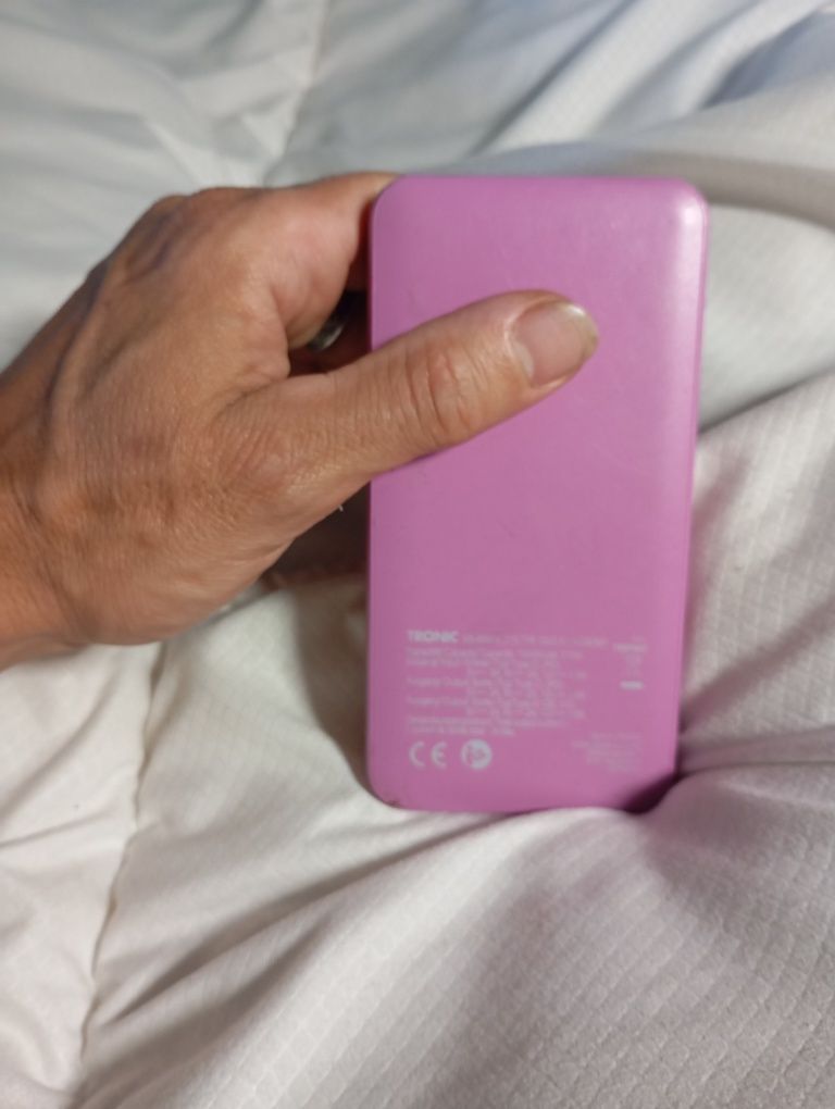 Bateria/Power bank 10000 mAh rosa