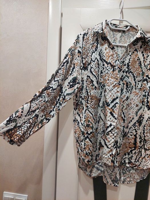 Сорочка блузка блуза рубашка waikiki zara тигрова