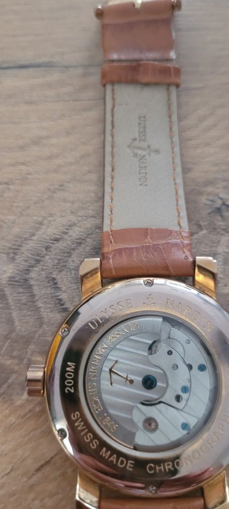 Sprzedam zegarek męski z mechanicznym paskiem Ulysse Nardin9 w bardzo