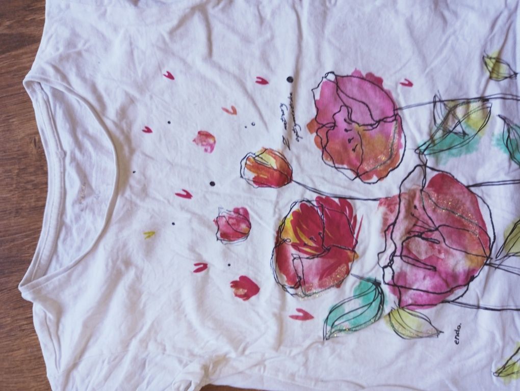 10 t-shirt'ów rozm 134/140 + gratis