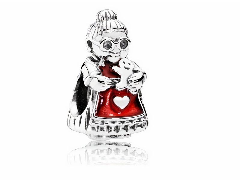 Srebrny Koralik Charms Bead Kochana Babcia Babunia New34Rh