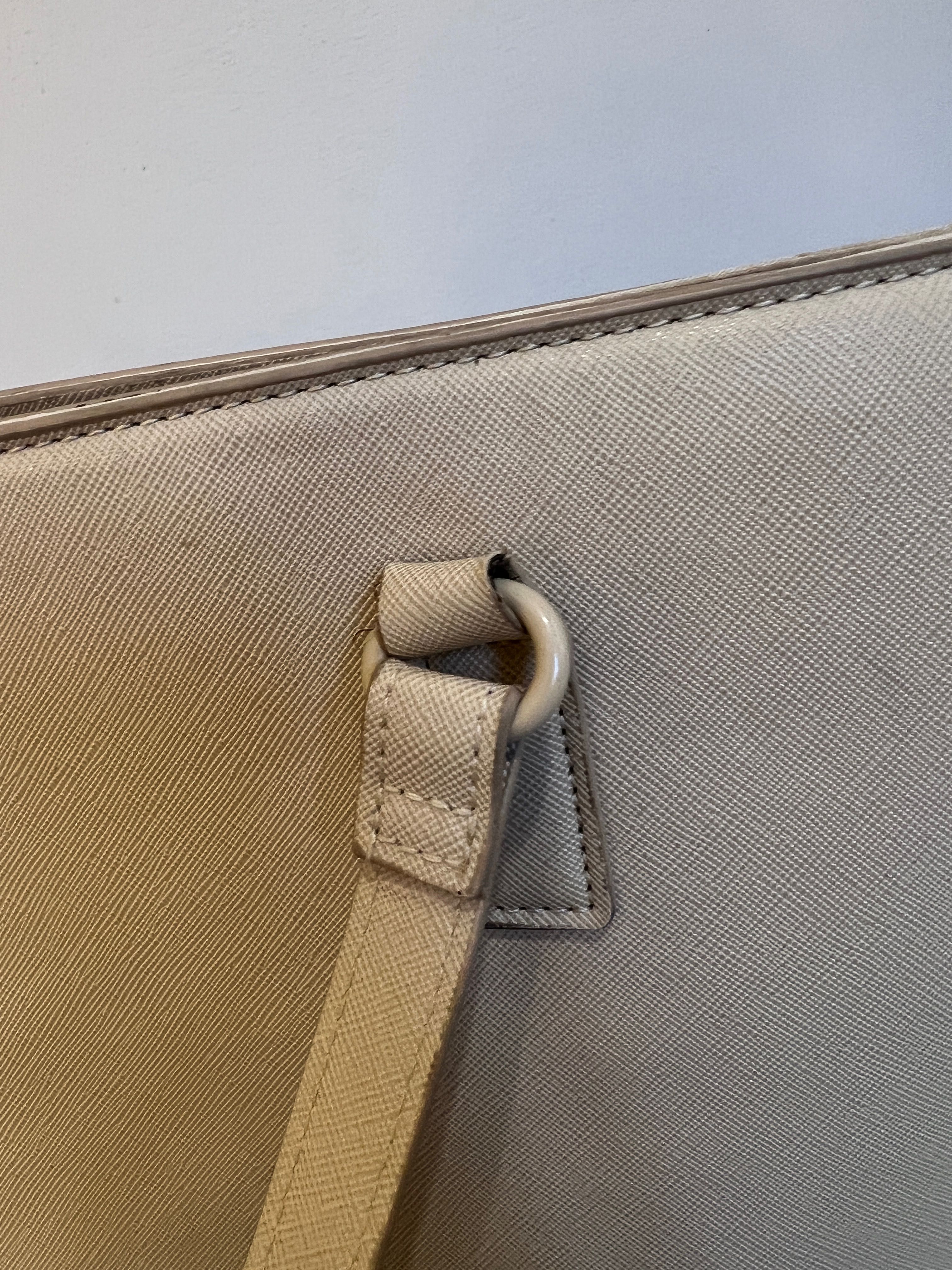 Torba / torebka shopper beżowa / kremowa