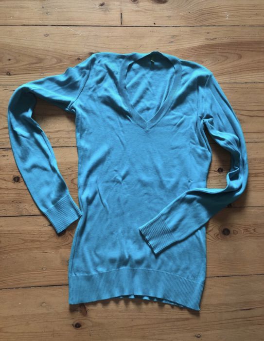 Camisola azul da Benetton