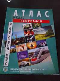 Атлас та контурна карта з географії 9 клас