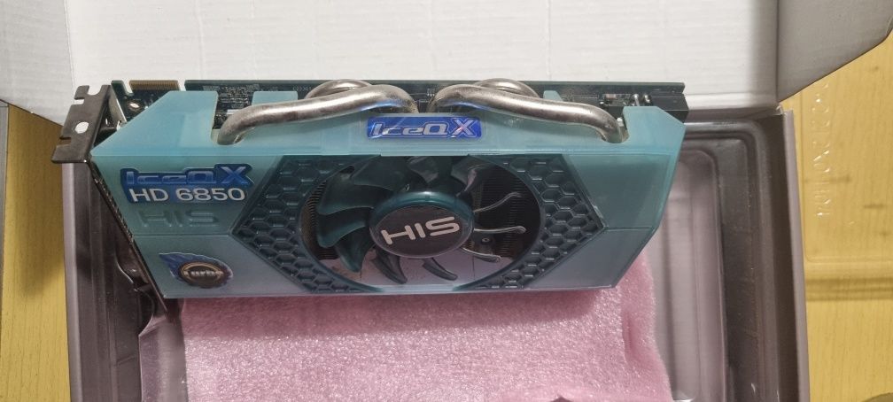 Видеокарта HIS IceQ X Turbo 1024mb PCI-E 2.1 Radeon HD6850 DDR5  256bi