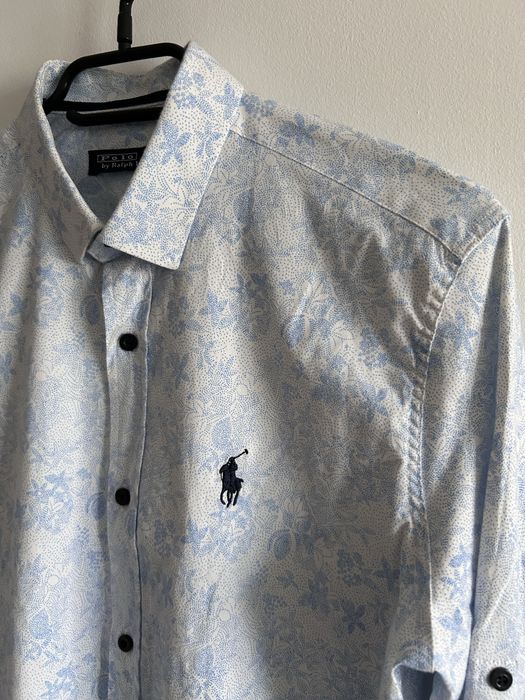 Koszula męska w kwiaty S