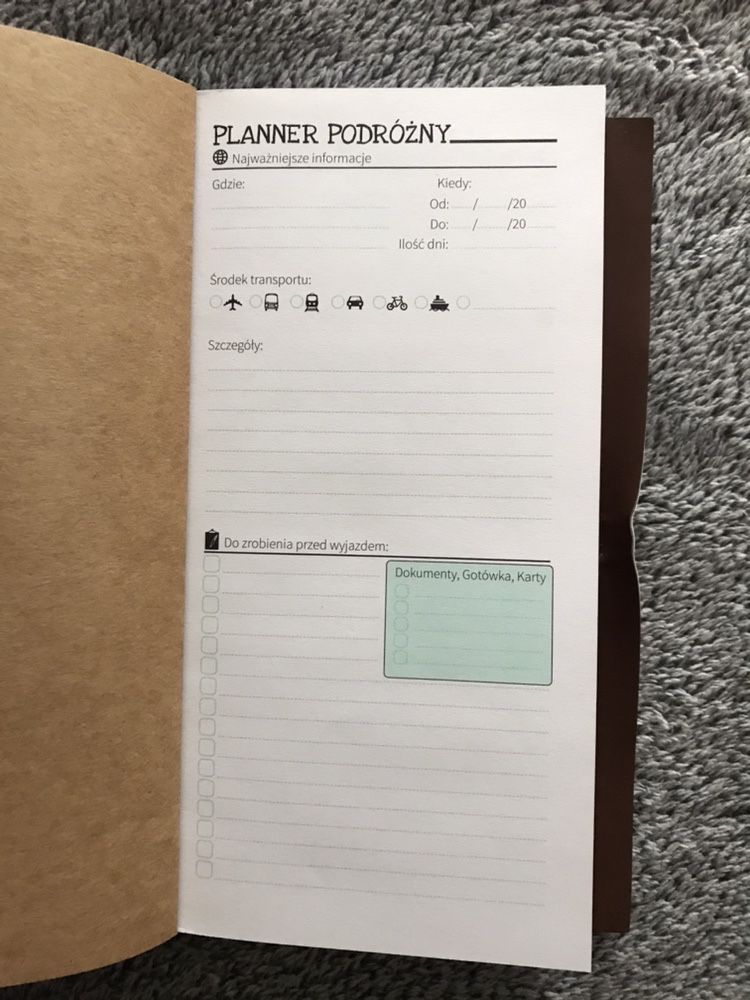 Planner podróży