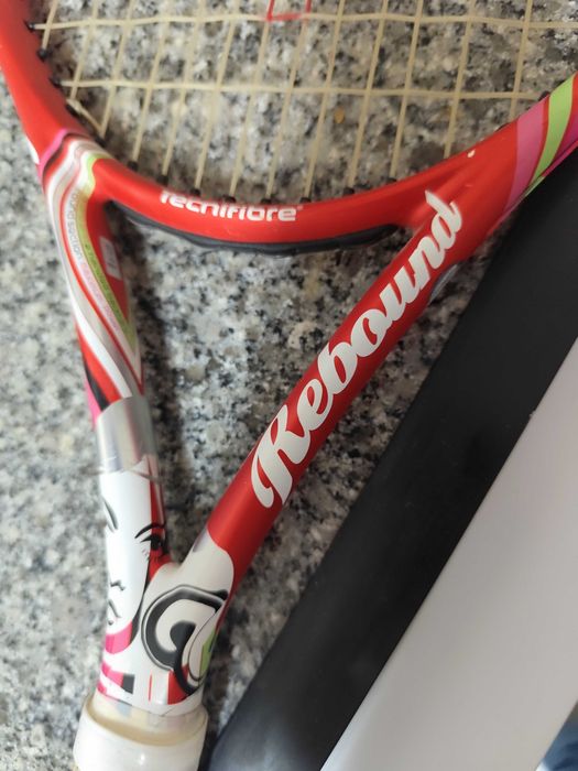 Raquete tecnifibre rebound razoável estado