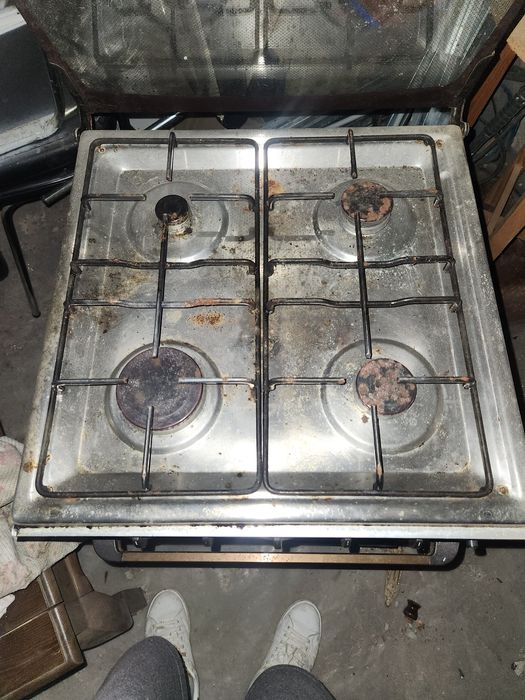 Forno e fogão a gas botija