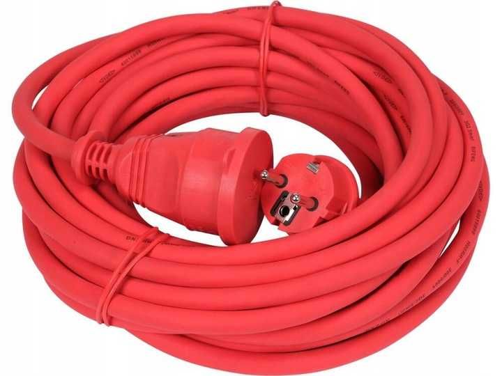 Przedłużacz Budowlany Ogrodów 20M Pojedynczy Z Led 3 X 2,5MM Yato