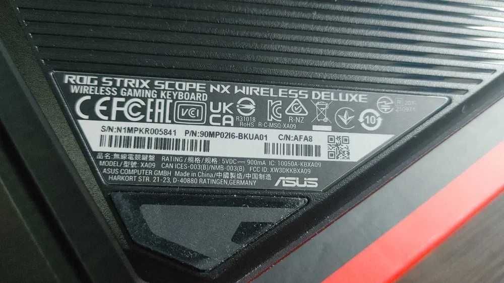 Бездротова клавіатура Asus ROG Strix Scope NX Wireless Deluxe EN UA RU