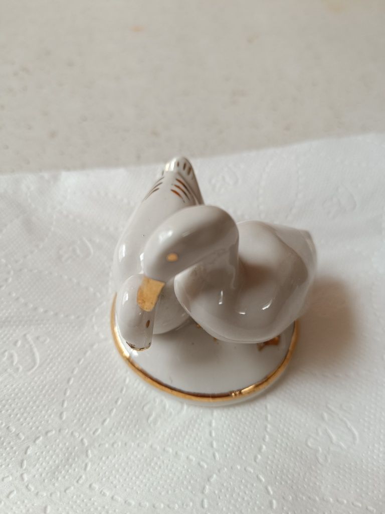 Figurka porcelanowa dwa labadki Steatyt Katowice