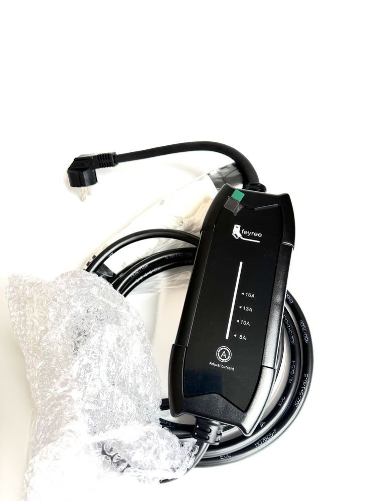 Зарядка электромобиля Feyree 220V Type1, GBT 16A, 32A 3.5м Нова