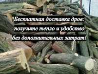 Дрова з акації з безкоштовною доставкою в Одесі та області!