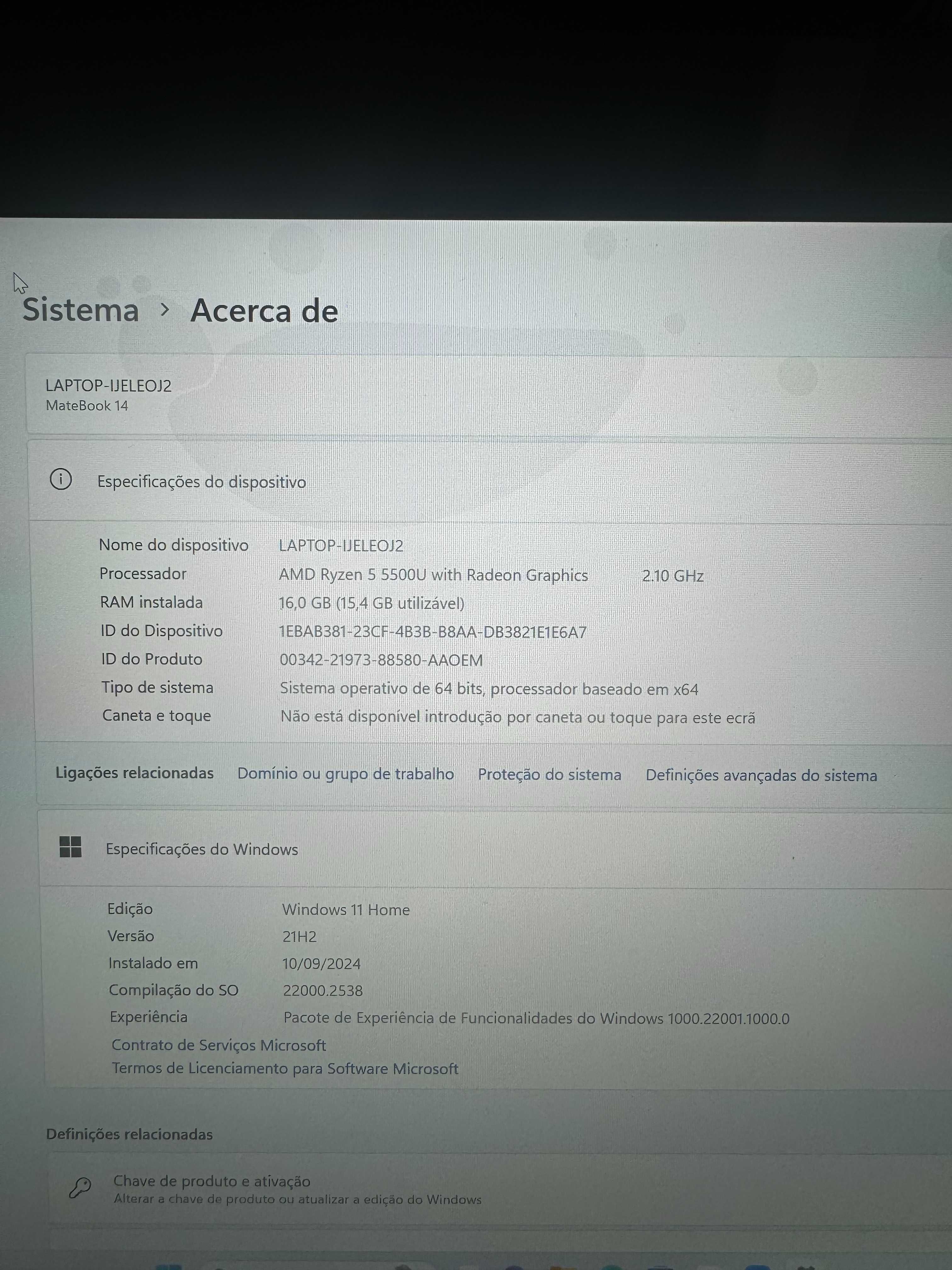 Huawei MateBook 14 - Com garantia