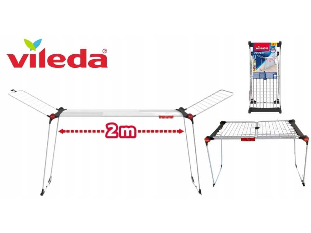 Suszarka na Pranie Vilenda Infinity Flex Klamerki 36szt Rolka do Ubrań