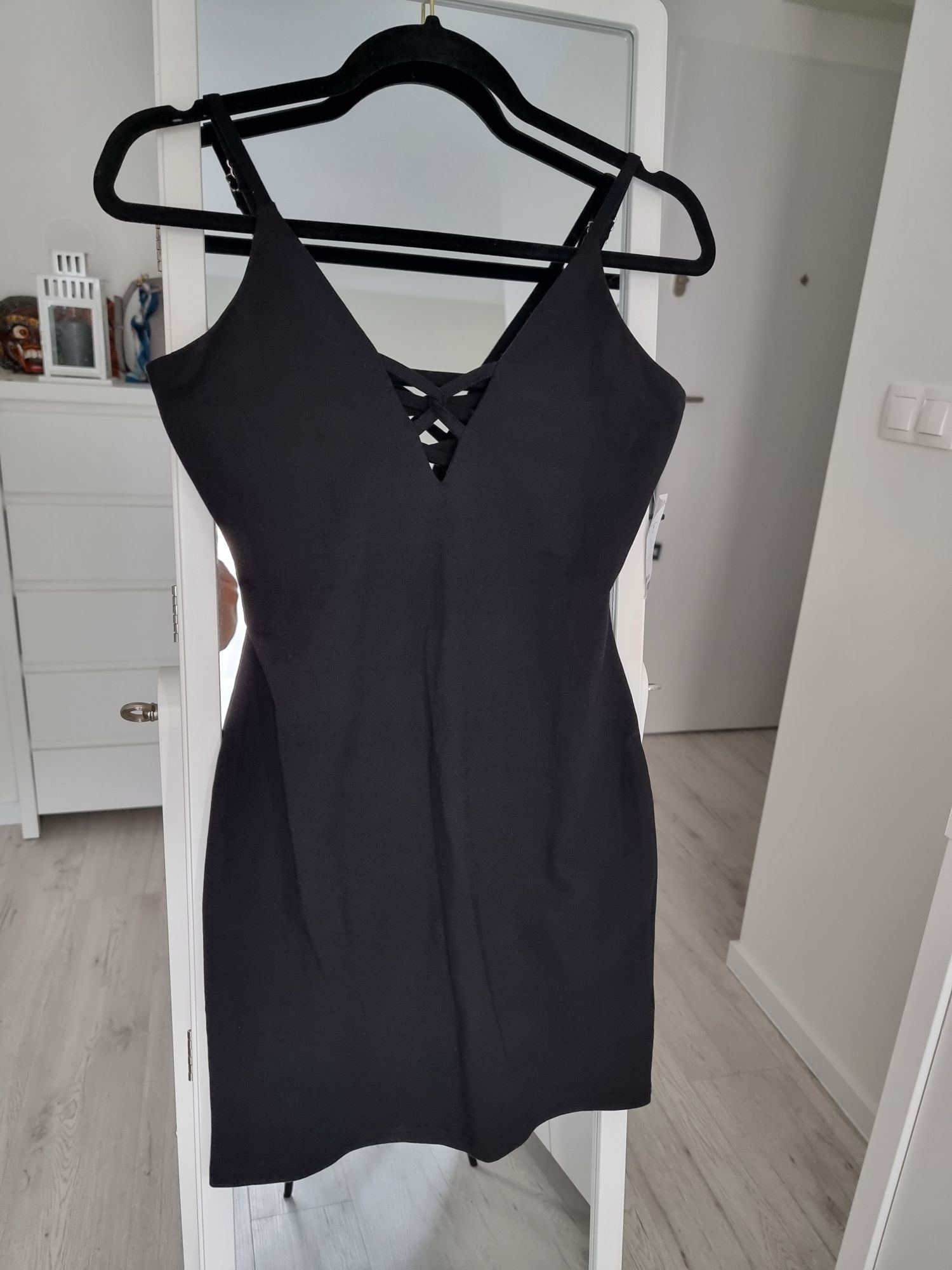 Mała czarna sukienka mini, S/36