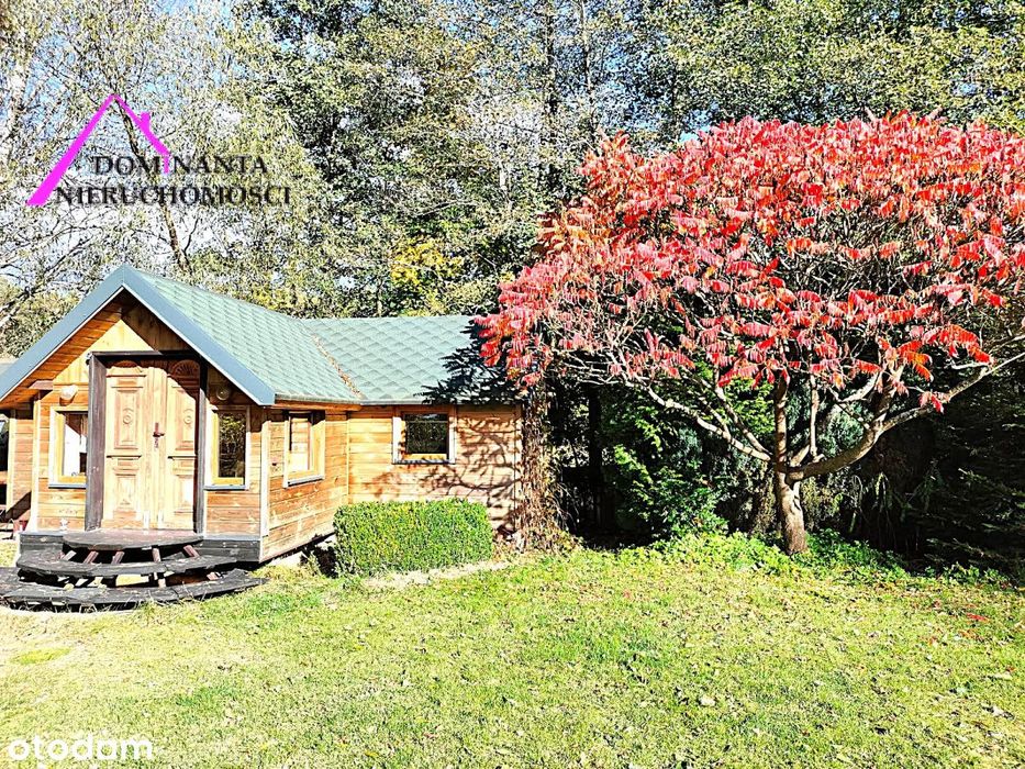 Działka przy lesie, blisko jeziora z WZ na dom