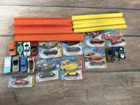 Hot wheels samochodziki i tory ponad 20 szt