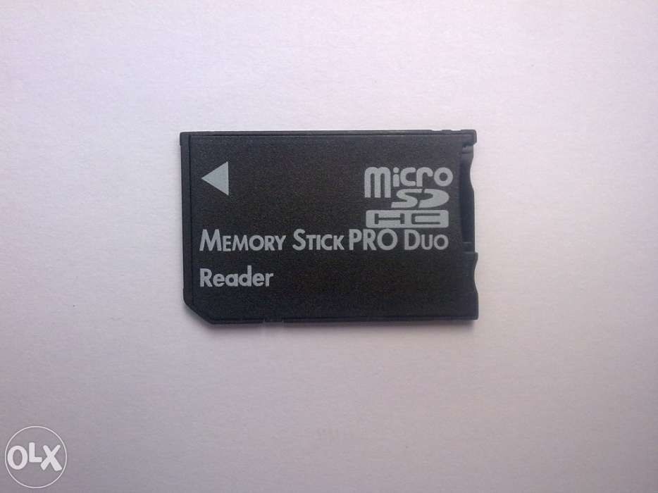 Adaptador micro sd p/ memory stick pro duo