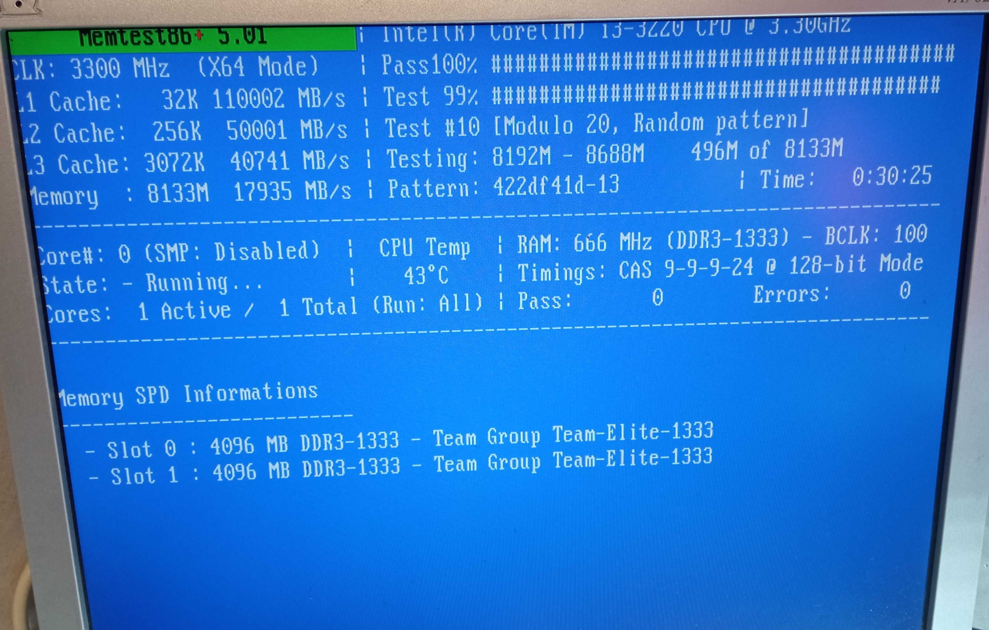 Оперативная память Team 4Gb x 2шт /DDR3/1333Mhz