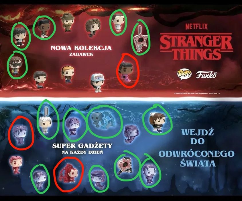 Обмін Kinder joy stranger things фігурки